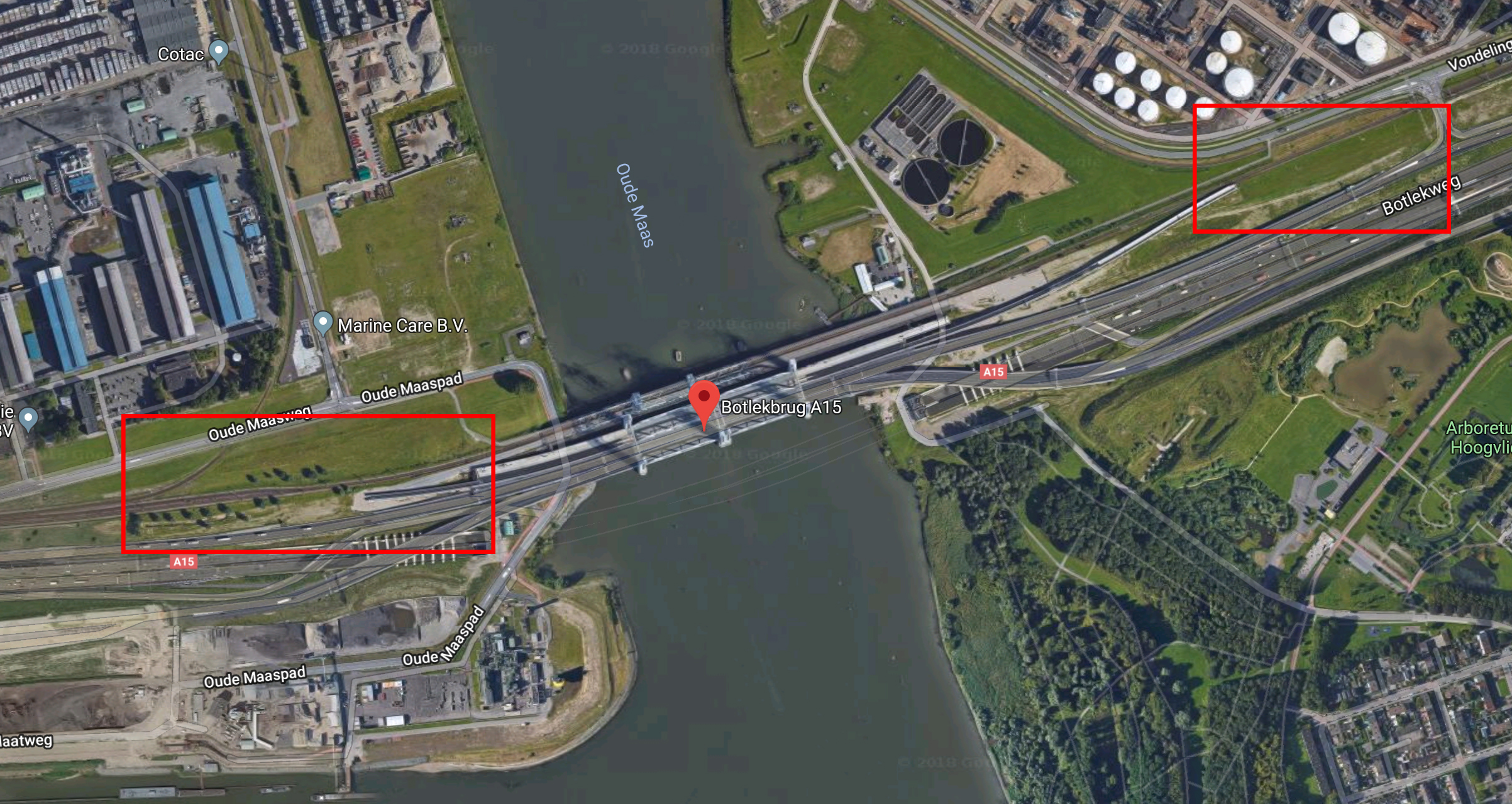 Yalibims gewapende grondconstructie voor spoor havenspoorlijn Botlekbrug